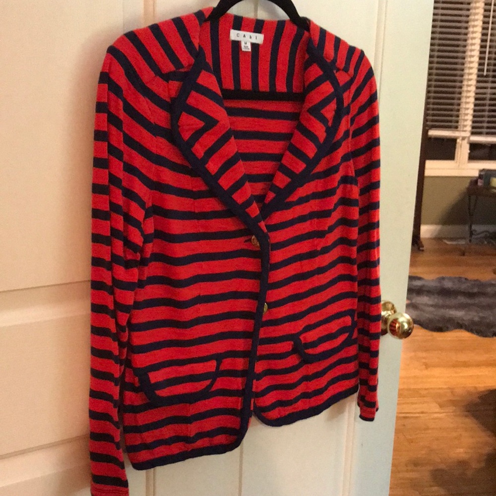 Cabi knit structured blazer, Sz M